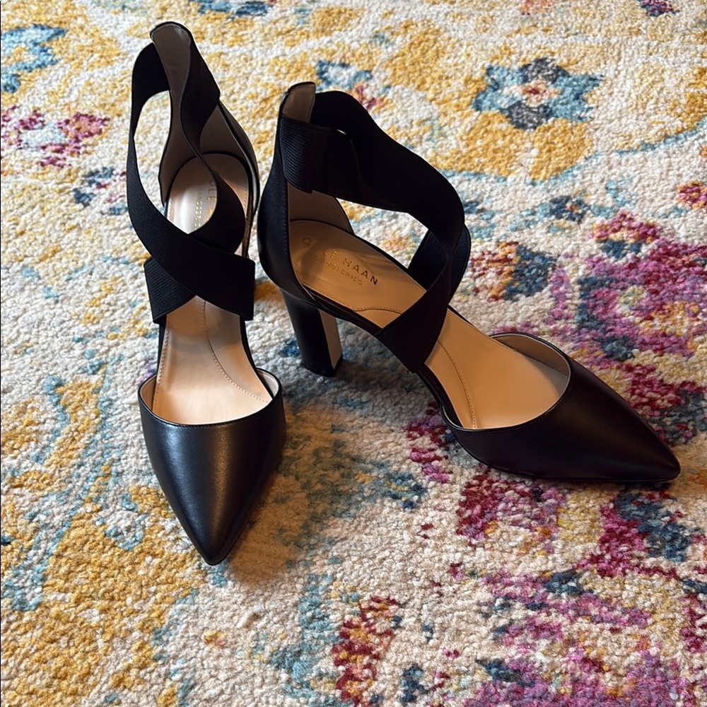 Cole Haan Blk 4” Heels